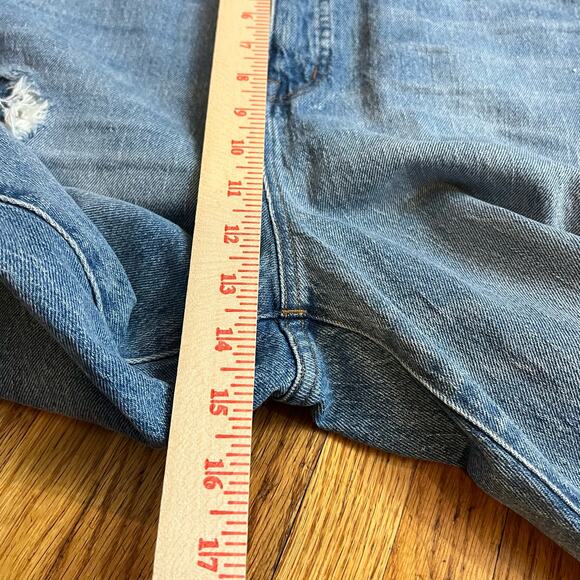 MADEWELL Jeans Womens 32 High Rise Classic Straight Denim Blue Pants - Picture 8 of 10